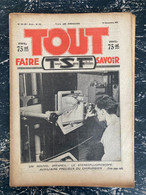 REVUE TSF - Tout Faire Savoir - Stéréofluoroscope - Radios - 30 Pages - Audio-Video