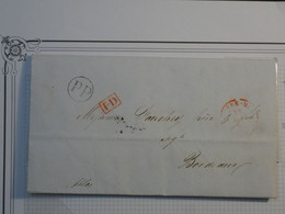 BM7  REUNION   BELLE  LETTRE  RR  1844  ST DENIS   A  BORDEAUX   FRANCE + + AFFRANCH. INTERESSANT ++ - Altri & Non Classificati