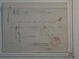 BM7  SUISSE  BELLE  LETTRE   1839  A VALENCIENNES VIA PARIS   FRANCE + + AFFRANCH. INTERESSANT ++ - ...-1845 Prefilatelia