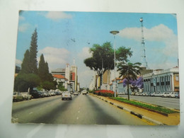 Cartolina Viaggiata "Samora Machel Avenue, Looking West HARARE Zimbawe" 1986 - Zimbabwe