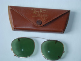 Ancienne Lunette Surlunette De Soleil RAY-BAN Bausch & Lomb Sunglasses Made In USA - Lunettes