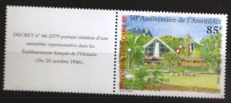 Polynésie 1996 N° 519 ** Assemblée, Philatélie, Architecture, Drapeau Français, Décret, Pouvoirs Publics Loi Législation - Neufs