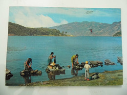 Cartolina Viaggiata "GUATEMALA Indigenas De Lago Atitlan Solola" 1984 - Guatemala