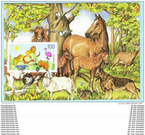 BUND BRD FRG GERMANY MK MC 1995 Maximum Card - 1825 Aus Block 34 Kinder Tiere  (8126) - Maximumkarten (MC)