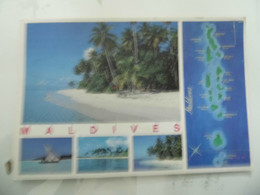 Cartolina Viaggiata "MALDIVES"  1995 - Maldivas