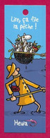 Marque Page.    Lire, ça File La Pêche !    Heula éditions.   Humour.   Bookmark. - Marque-Pages