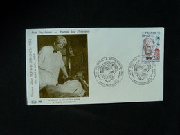 FDC Albert Schweitzer Prix Nobel De La Paix 68 Kaysersberg 1975 Ref 44038 - Albert Schweitzer