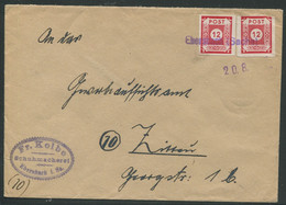 3820) Ost-Sachsen MiNr.: 46 - MehrfF - Ebersbach- Altprüfung - Lettres & Documents