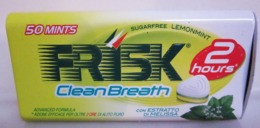 FRISK CLEAN BREATH LEMONMINT 50 MINTS METAL SCATOLA - Boîtes