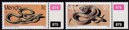 Venda 1986,  120/210 Y, MNH **, Freimarken: Reptilien. - Venda