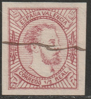 Spain 1874 Sc X5 Espana Ed 159A Carlist Used Pen Cancel Type II - Carlisten