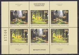 Europa Cept - 2011 - Bosnia * Serbia Post - 1.Booklet Pane & Without Carton (Forest) ** MNH - 2011
