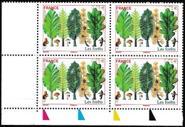 Europa Cept - 2011 - France, Frankrijk - Block Of 4 Set With Corner (Forest) ** MNH - 2011