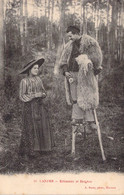 CPA France - Landes - Echassier Et Bergère - A. Daory Photo. - Oblitérée Landes 1926 - Animée - Echasses - Chapeau - Other & Unclassified