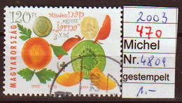 Gesunde Ernährung  2003 (470) - Used Stamps