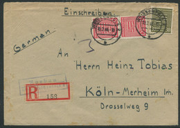 3825) Provinz Sachsen MiNr. 79 Und 83 - MischF - EBf - Weissenfels - Geprüft - Lettres & Documents