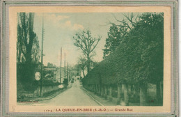 CPA - (88) MATTAINCOURT - Aspect De L'entrée Du Bourg Par La Grande Rue En 1936 - La Queue En Brie