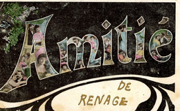 AMITIE DE RENAGE 1908 - Renage