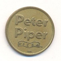 Jeton Token PIZZA&PLAY Peter Piper - Monedas / De Necesidad