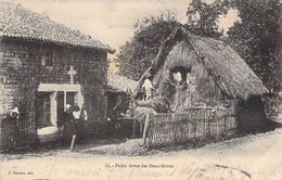 CPA Thèmes - Agriculture - Petite Ferme Des Deux Sèvre - J. Nauche édit. - Oblitérée - Cachet - Animée - Enfant - Bauernhöfe