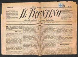 Antichi Stati Italiani - Lombardo Veneto - Territori Italiani D'Austria - 1 Kreuzer (2 - Tipo III) - Intero Giornale Il  - Other & Unclassified