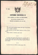 Antichi Stati Italiani - Toscana - 1859 (20 Novembre) - Decreti 3757 + 3758 - Stipendi Del Personale Delle Poste (dal 1° - Other & Unclassified