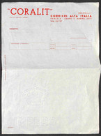 Regno - Luogotenenza - Coralit - 1945 - Foglio Intestato Nuovo - Autres & Non Classés