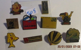 SUPER AFFAIRE A PRIX CASSE !!! LOT 505 : Lot De 10 Pin's TOUS DIFFERENTS En Très Bon état Mais SANS Les Attaches - Lots