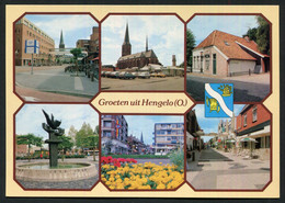 Groeten Uit Hengelo ( O )   - Met Logo  - Not  USED  - 2 Scans For Condition.(Originalscan !!) - Hengelo (Ov)