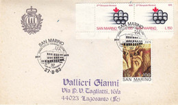 N - Lettera Da S. Marino  A Lagosanto L. 400 - Storia Postale