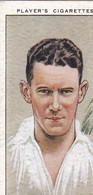 38 W Brown, New South Wales - Cricketers 1934  - Players Original Cigarette Card - Sport - Player's