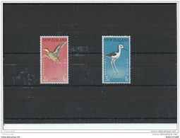 NOUVELLE ZELANDE 1959 - YT N° 379/380 NEUF SANS CHARNIERE ** (MNH) GOMME D'ORIGINE LUXE - Unused Stamps