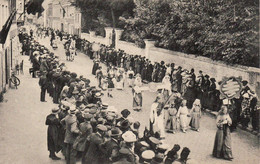 PK Gistel Ghistel Godelieve Processie : Edith Vertrekt Met Haar Gezelinnen Ca 1910 - Gistel