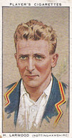 Harold Larwood, Nottinghamshire  - Cricketers 1934  - Players Original Cigarette Card - Sport - Player's