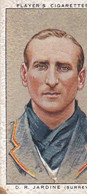 Douglas Jardine, Surrey - Cricketers 1934  - Players Original Cigarette Card - Sport - Player's