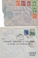 EGYPT  2 X COVERS MIXED  FRANKING 1946& 1954 - Briefe U. Dokumente