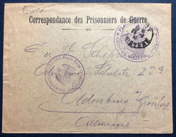 France, Enveloppe Correspondance Des Prisonniers De Guerre - Censure - (B4185) - 1. Weltkrieg 1914-1918