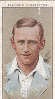 24 Walter Robins, Middlesex - Cricketers 1934  - Players Original Cigarette Card - Sport - Player's