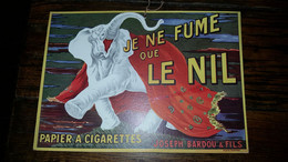 "Je Ne Fume Que Le Nil" Carton Publicitaire 30.5x21.5 Cm "Cappiello" - SUPERBE - Reclame