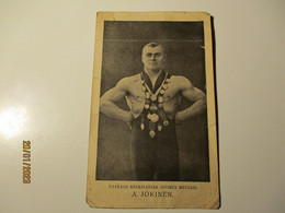 FINLAND WRESTLING CHAMPION A. JOKINEN  , OLD  POSTCARD , 0 - Wrestling