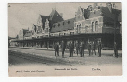 1 Oude Postkaart Esschen  Essen   Binnenzicht Der Statie Uitgever Hoelen 1907 - Essen