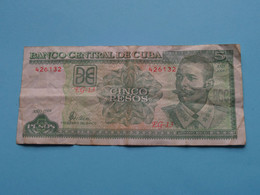 5 Pesos - 2004 - CUBA ( For Grade, Please See Scans ) Circulated ! - Cuba