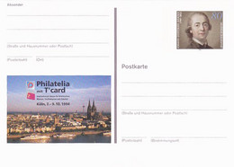 KOLN PHILATELIC EXHIBITION, JOHANN GOTTFRIED HERDER, PC STATIONERY, ENTIER POSTAL, 1994, GERMANY - Postkarten - Ungebraucht