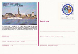 DUSSELDORF IFSDA CONGRESS, HOROSCOPE, PC STATIONERY, ENTIER POSTAL, 1983, GERMANY - Postales - Nuevos