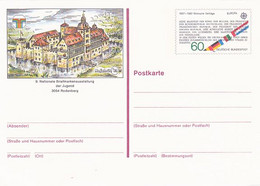 RODENBERG PHILATELIC EXHIBITION, EUROPA CEPT, PC STATIONERY, ENTIER POSTAL, 1983, GERMANY - Postcards - Mint