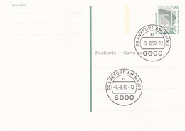 DORTMUND COLLIERY, PC STATIONERY, ENTIER POSTAL, 1990, GERMANY - Postales - Usados