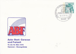 COMPANY ADVERTISING, CASTLE, COVER STATIONERY, ENTIER POSTAL, 1979, GERMANY - Buste - Usati