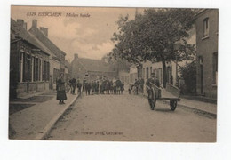 1 Oude Postkaart Esschen  Essen   Molen Heide Fabrique De Cigares - Essen