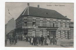 1 Oude Postkaart Esschen  Essen   Hotel Claessens  Café Restaurant  1907 - Essen