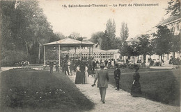 St Amand Les Eaux * 1909 * Le Parc De L'établissement * Kiosque à Musique - Saint Amand Les Eaux